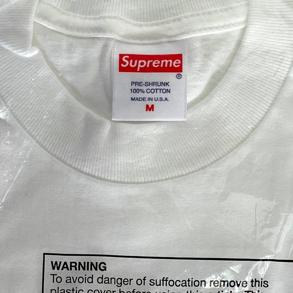 ⭐️ Supreme “Five Boroughs” Tee Shirt, White Graphic Sz L, 100% Authentic NEW NIP - Picture 6 of 10